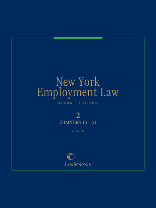 Title details for New York Employment Law by Jonathan L. Sulds - Wait list